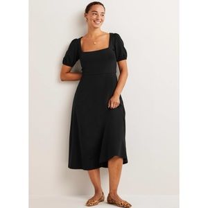 NWT Boden Black Jersey Knit Dress